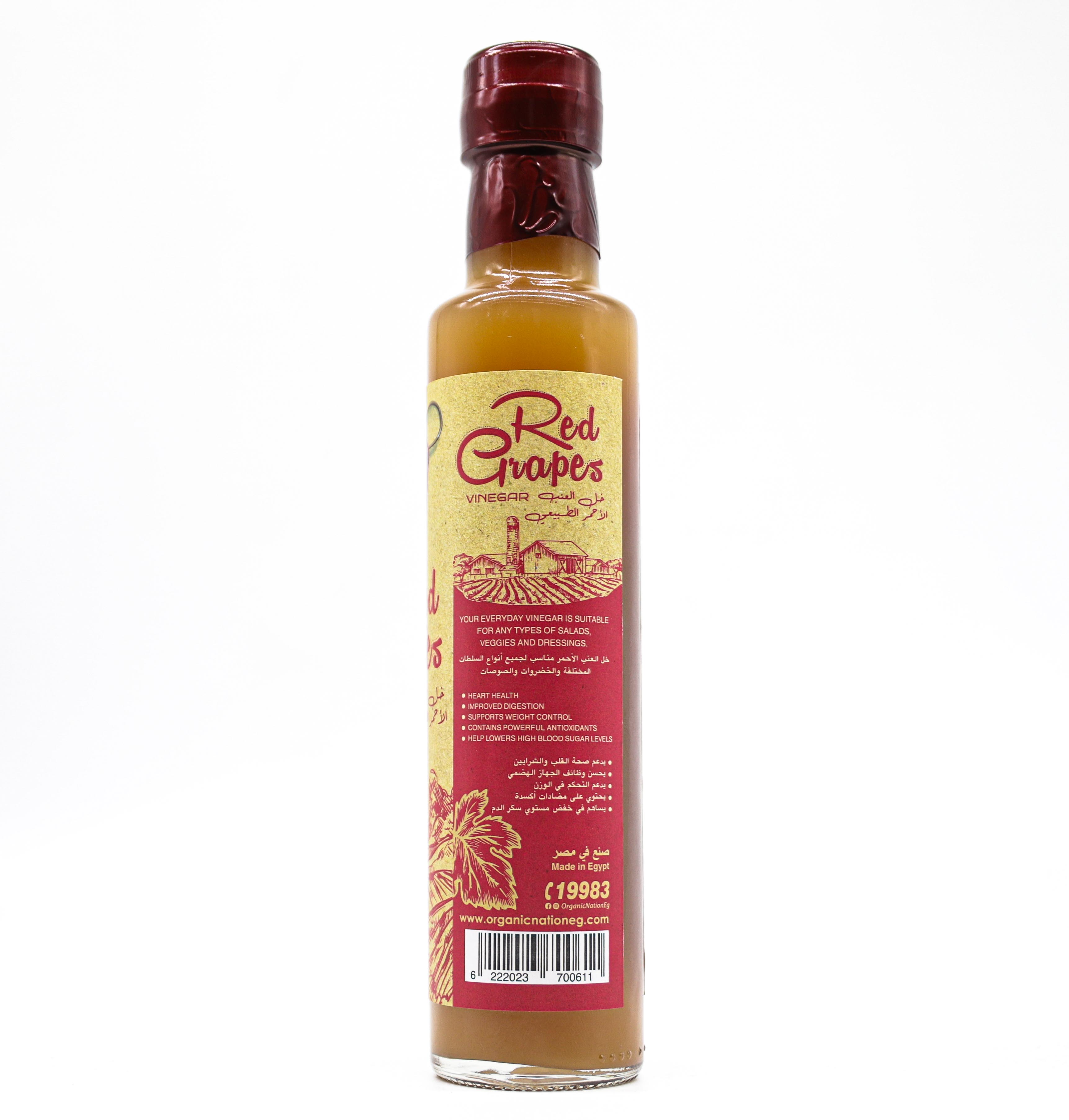 Organic Nation Red Grapes Vinegar-250Ml