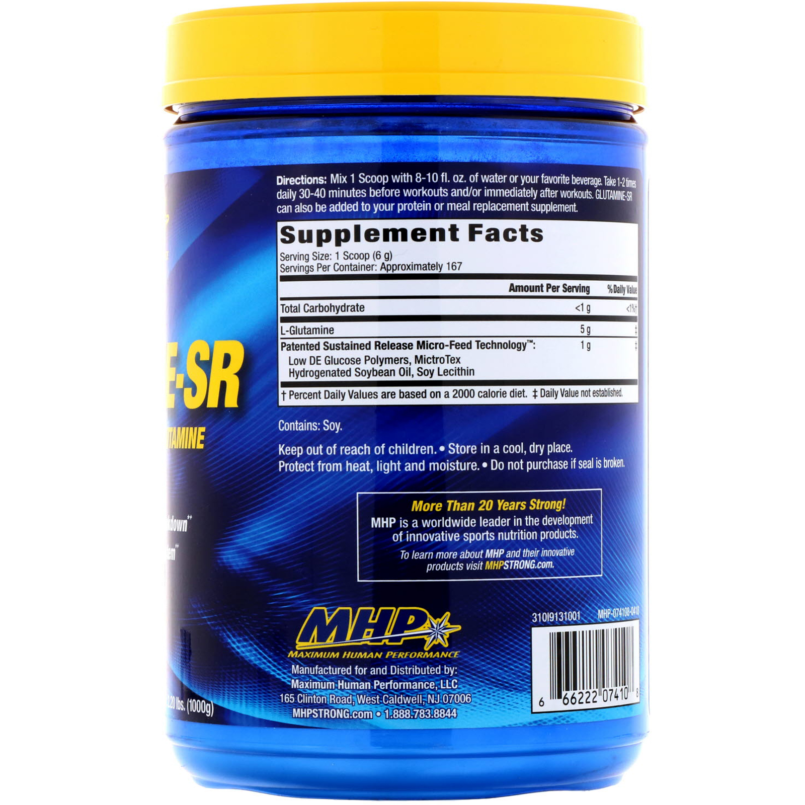 MHP Glutamine SR-1KG