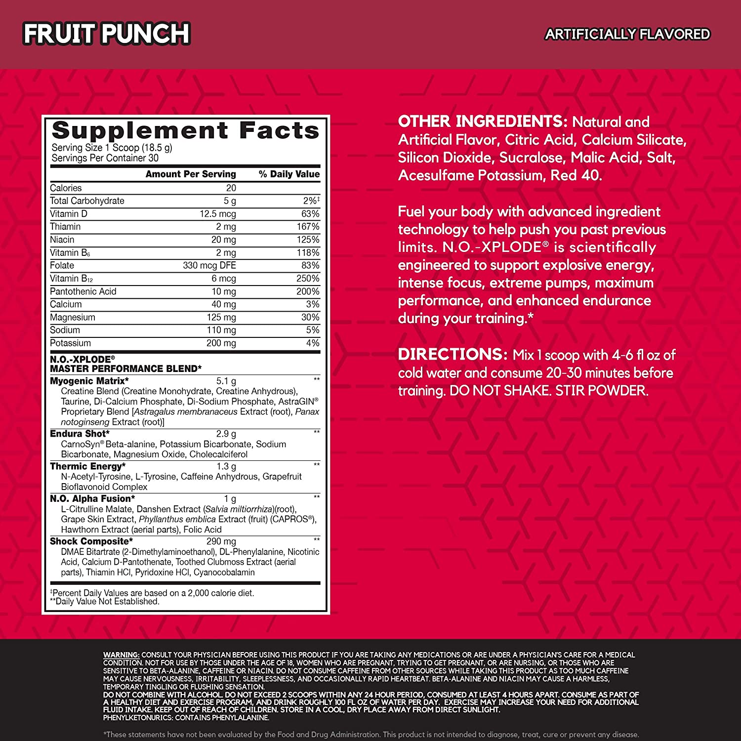 Bsn No Xplode-30Serv.-555G-Watermelon