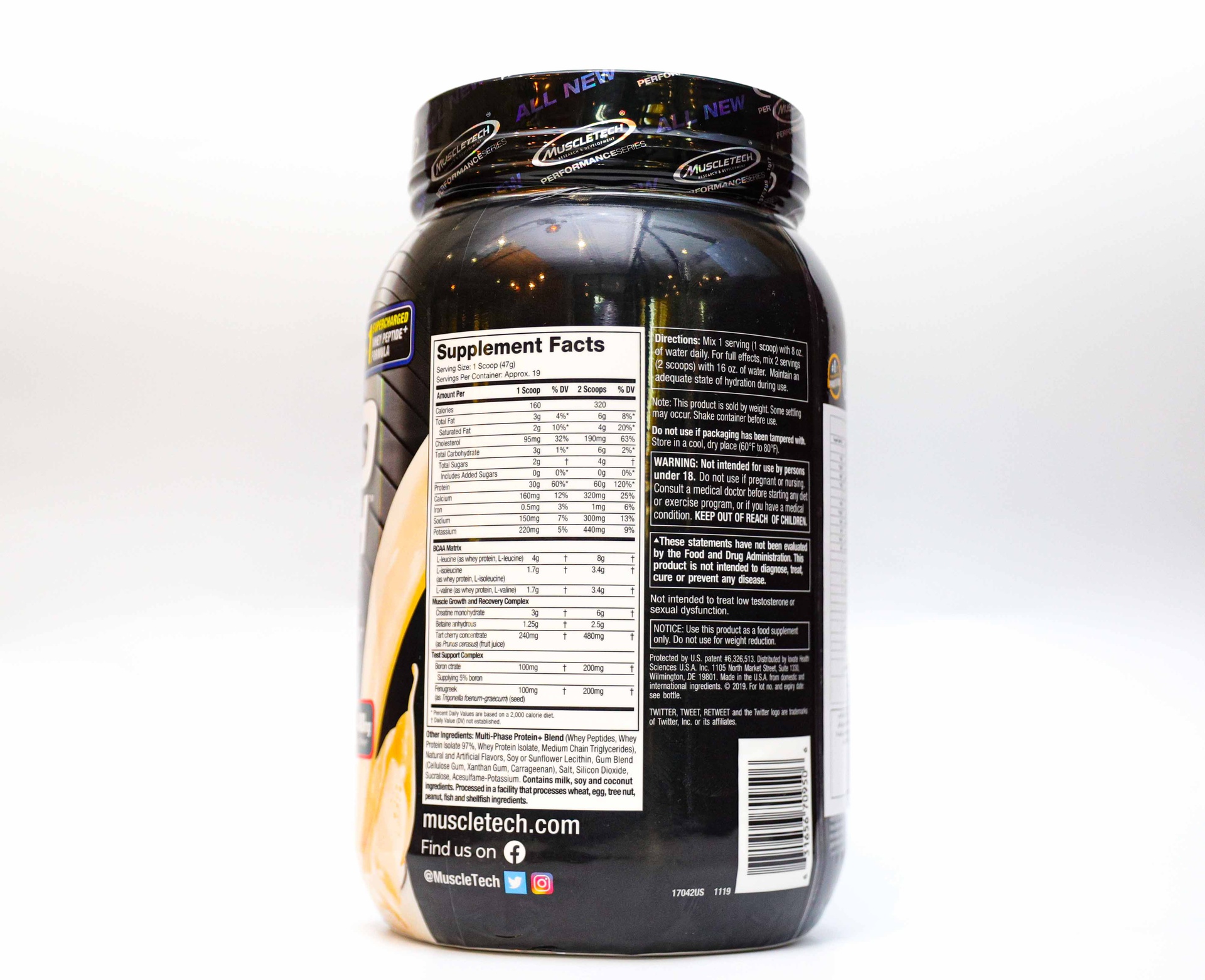 Muscletech Nitrotech power-19Serv.-907G-Triple Chocolate Supreme