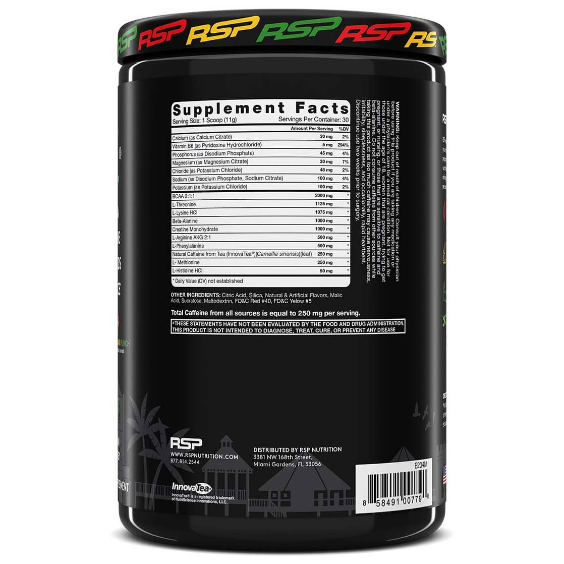 Rsp Clean Active Nutrition Fast Fuel-30Serv-330G Jamaican Island Punch