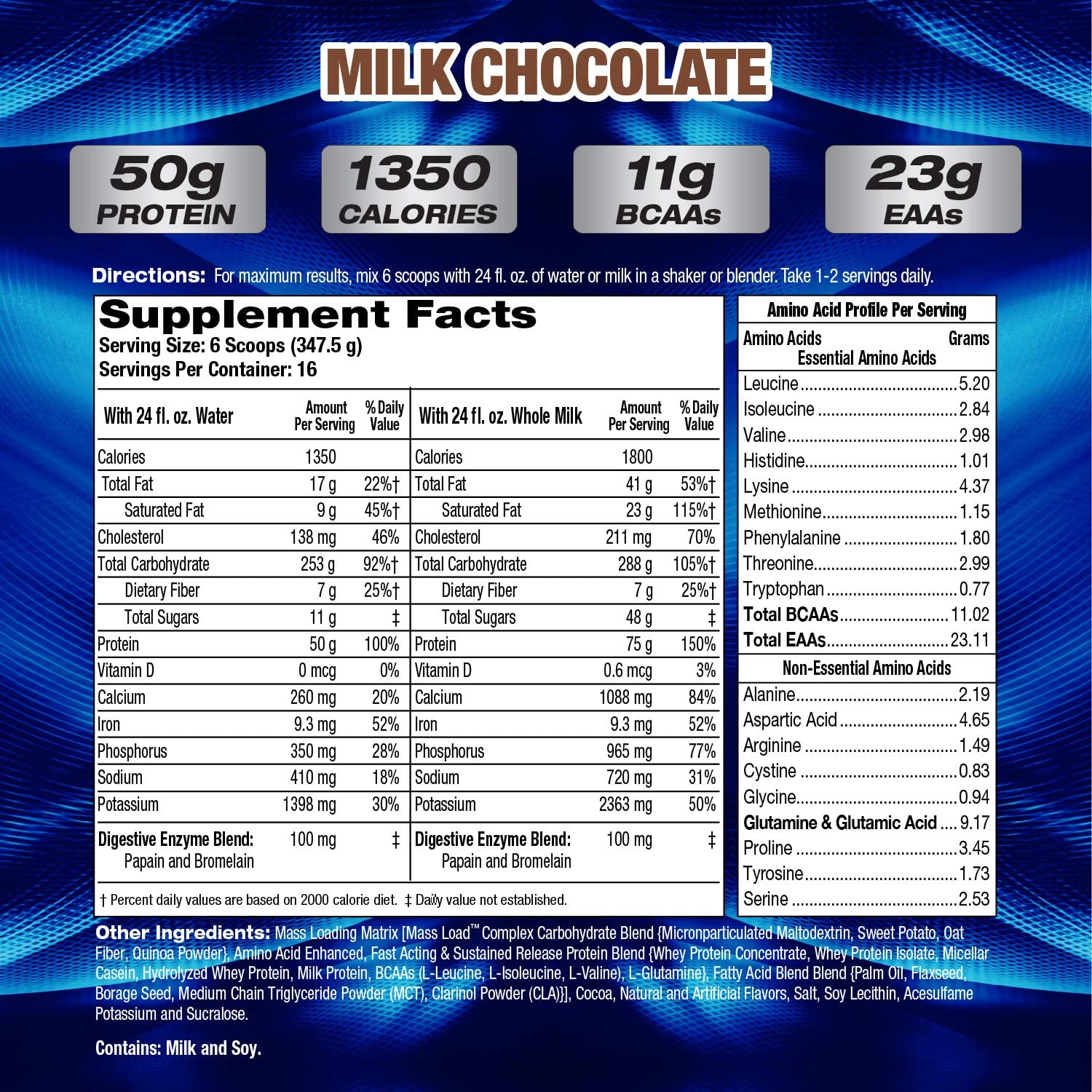 Mhp Up Your Mass XXXL1350-16Serv.-5.456Kg.-Cookies&amp;Cream (copy)