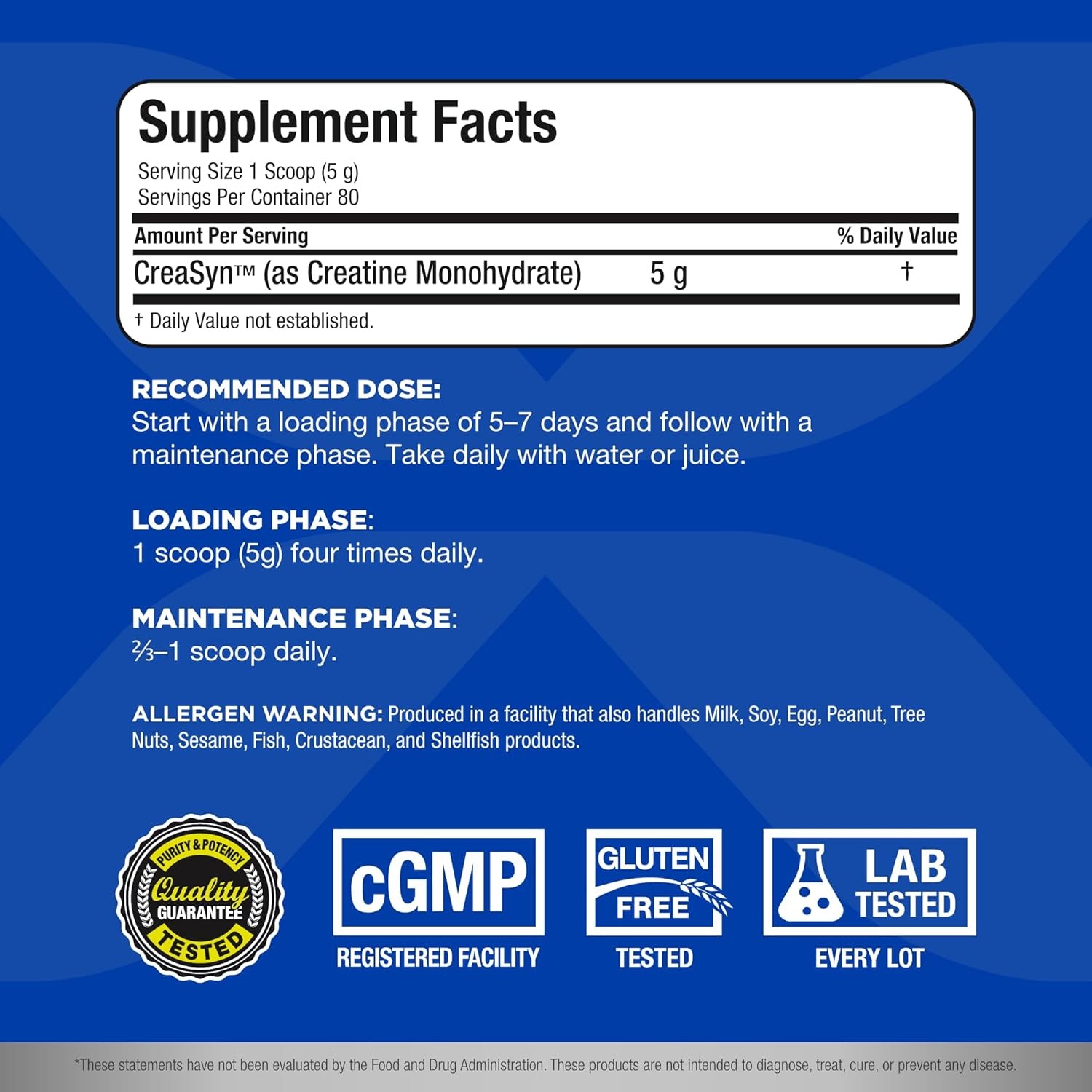 AllMax Nutrition Creatine 100% Micronized-80Serv.-400G