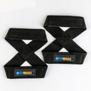 Max Muscle Figure 8 lifting Straps-Large