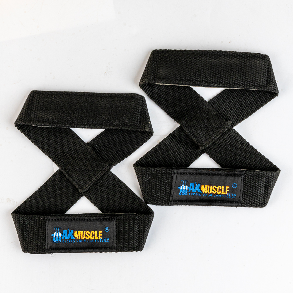 Max Muscle Figure 8 lifting Straps-Large