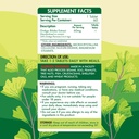 Organic Nation Ginkgo Biloba 60MG-60Serv.-60Tablets