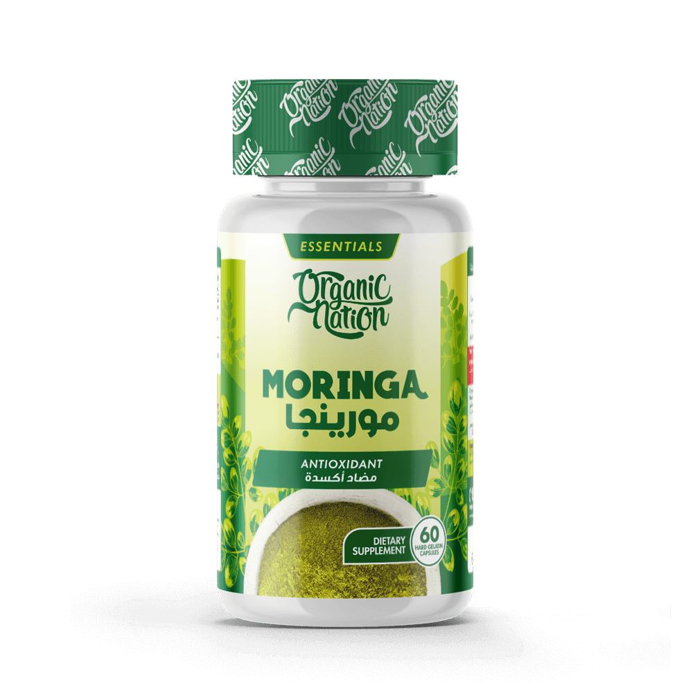 Organic Nation Moringa Oleifera-60Servings-60 Capsules