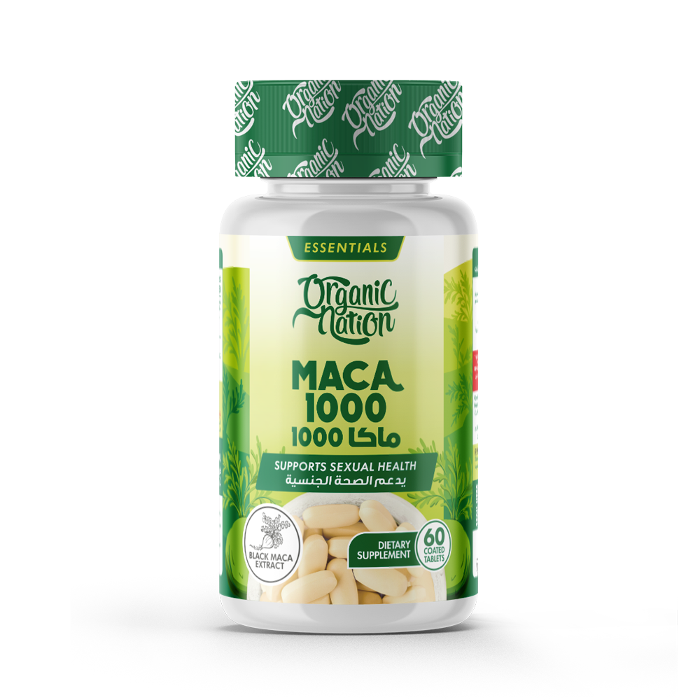 Organic Nation Maca1000-30Serv.-60Tablets