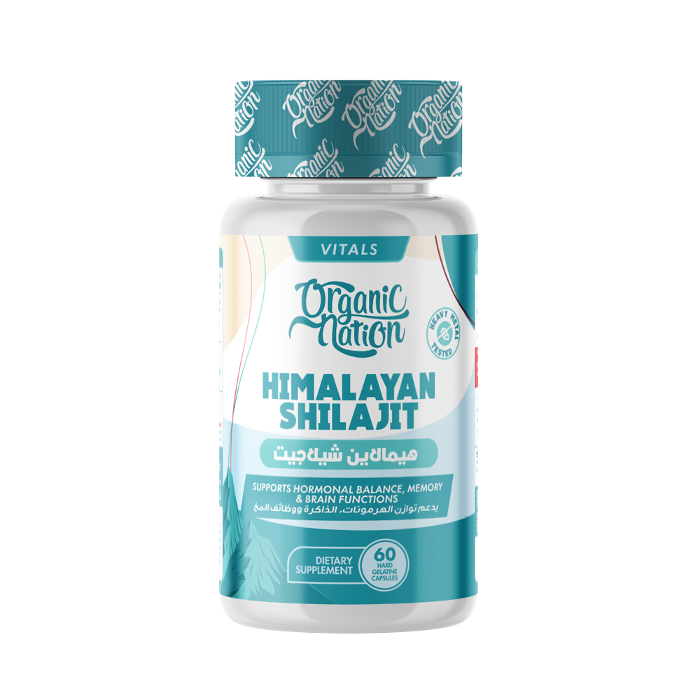 Organic Nation Himalayan Shilajit-60Serv.-60Capsules