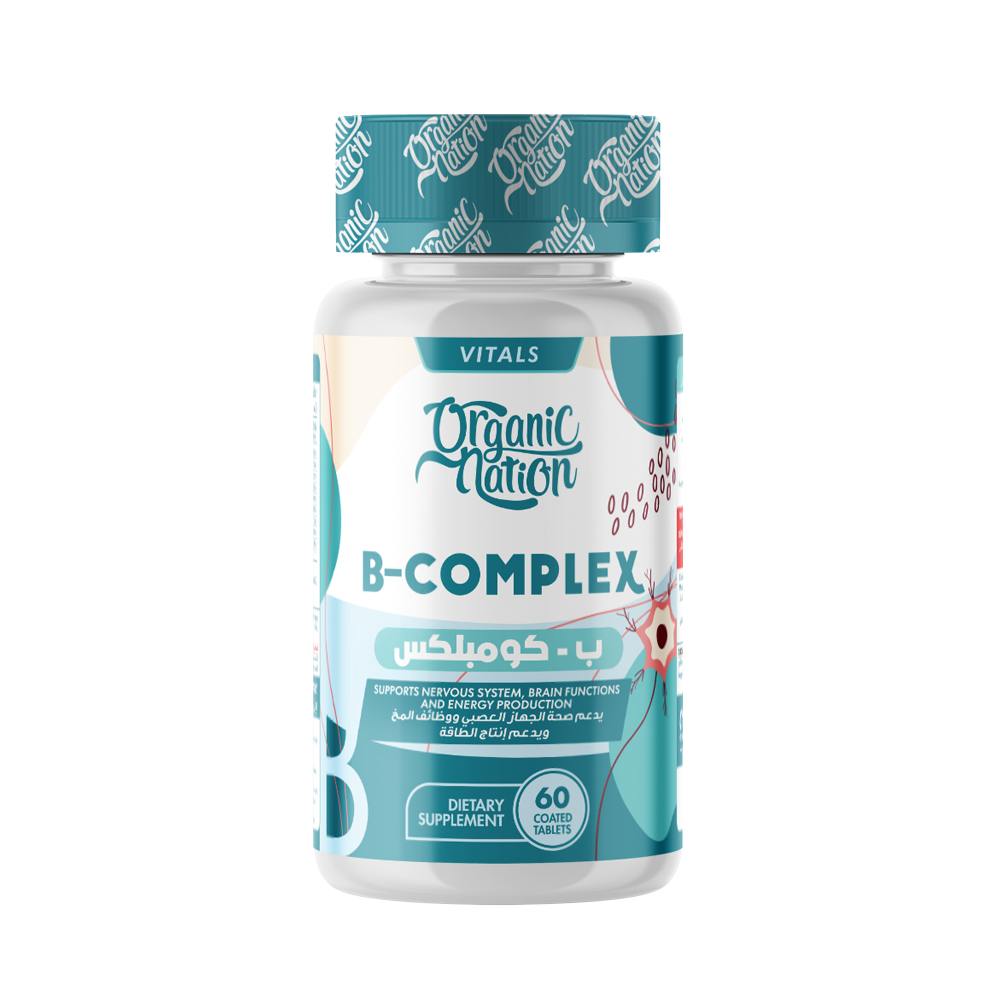 Organic Nation B-Complex Advanced Formula-60Serv.-60Tablets
