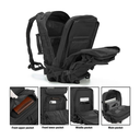 Max Muscle Bag With Shoes Compartment-Black wearing