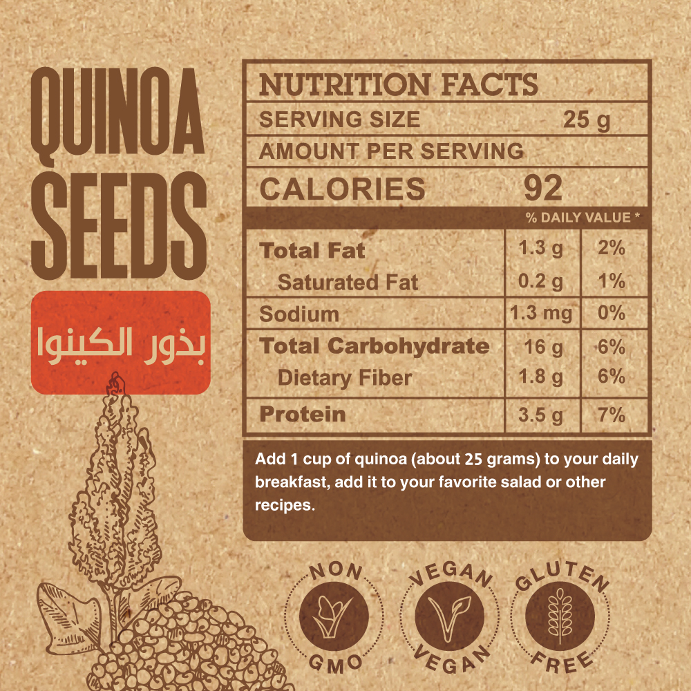 Organic Nation Quinoa Seeds-200G