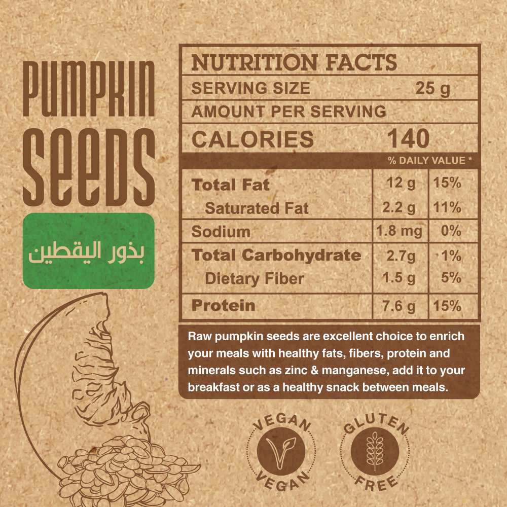 Organic Nation Pumpkin Seeds-200G