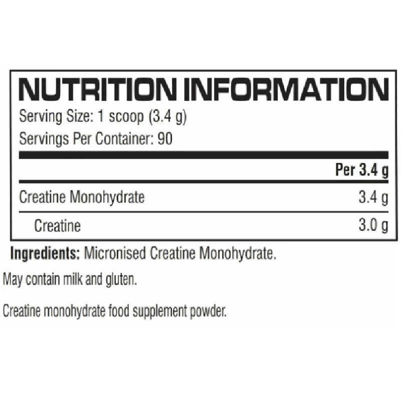 Cellucor Cor-Performance Creatine Monohydrate Unflavored-90Serv.-306g