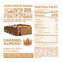 Muscle Add Casein Protein Bar-70G-Caramel Almond
