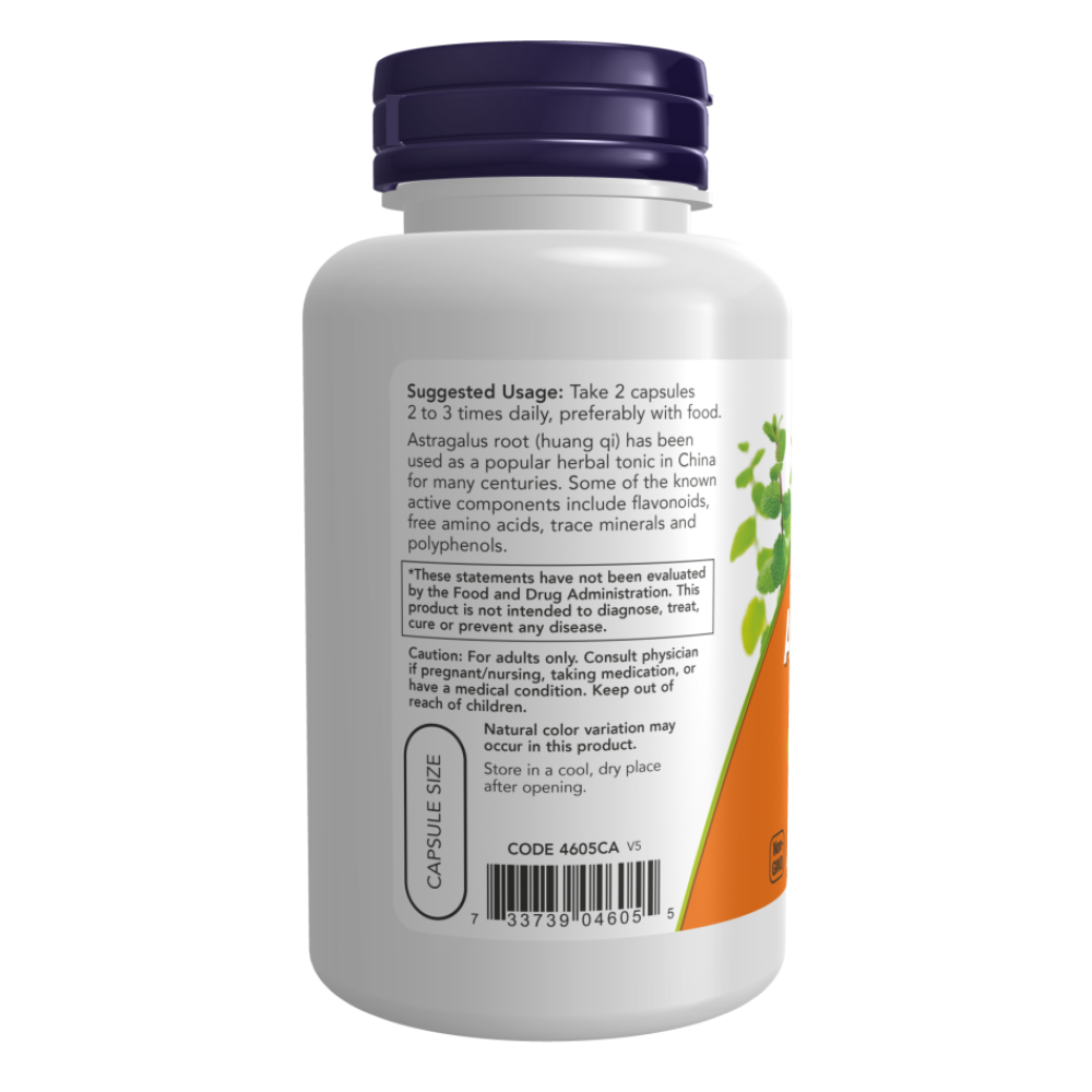 Now Foods Astragalus 500mg.-100Caps