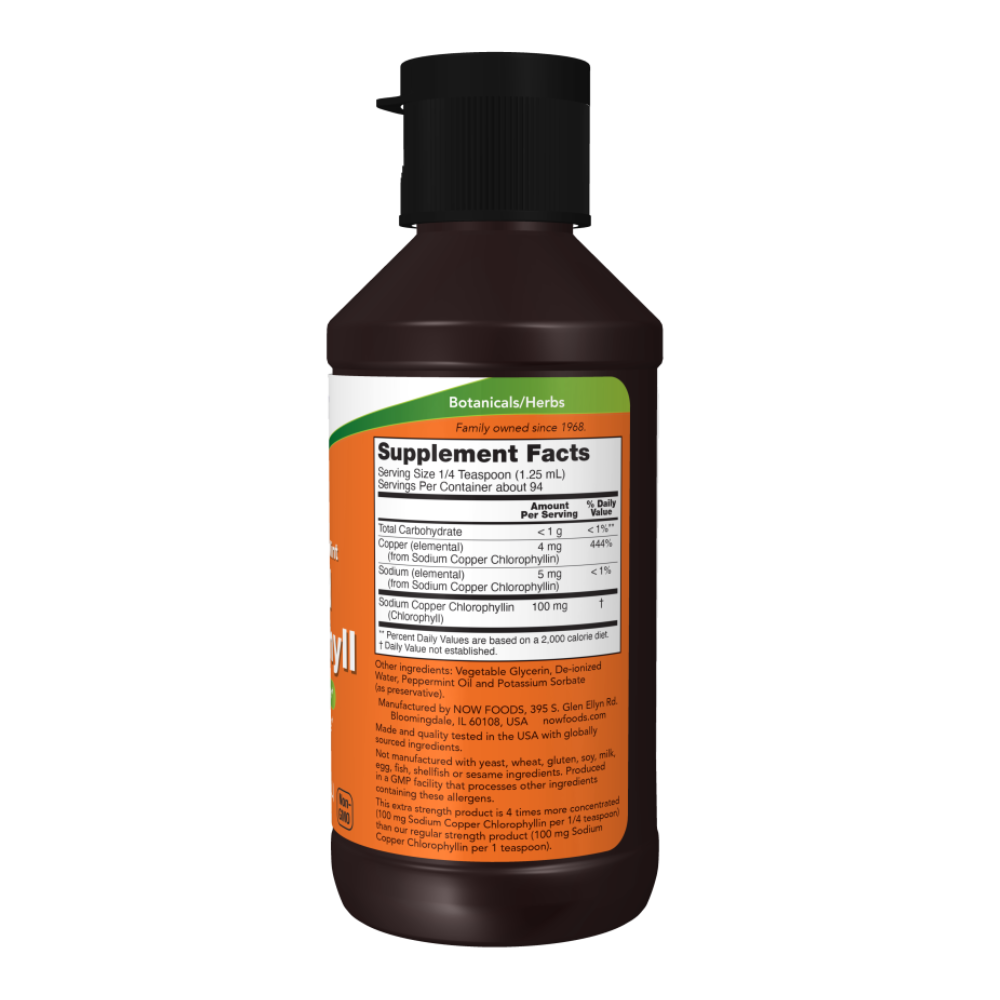 Now Foods Supplements, Extra Strength Liquid Chlorophyll.-118ml