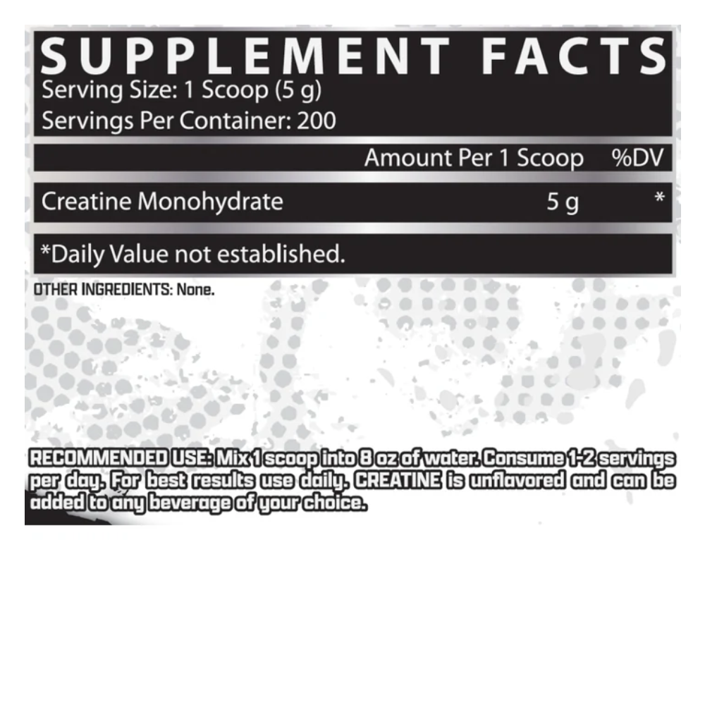 Nutrex Research Creatine Monohydrate- 200Serv.- 1000G