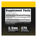 PrimaForce Yohimbine HCl 2.5mg.-135Serv.-270 Capsules