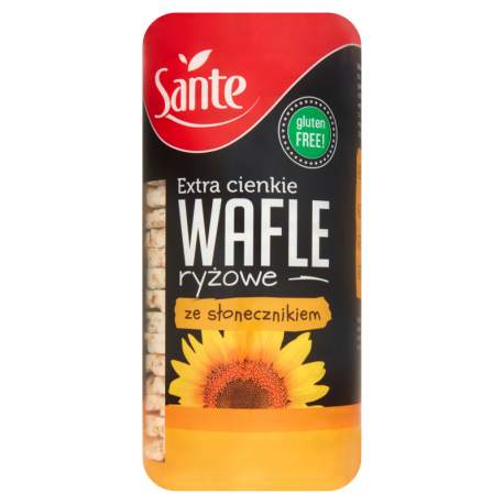 [5900617030016] Sante Extra Cienkie Wafle Ryzowe Ze Stonecznikiem-110G