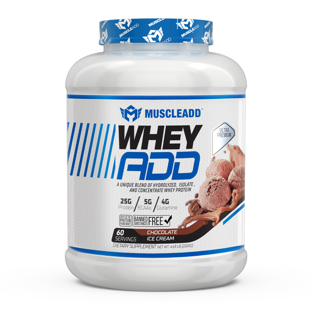 [6224009363469] Muscle Add Whey Add-60Serv.-2100G-Chocolate Ice Cream
