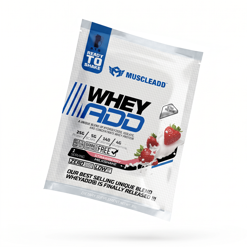 [6224009363858] Muscle Add Whey Add-1Serv.-25G-Strawberry Milkshake