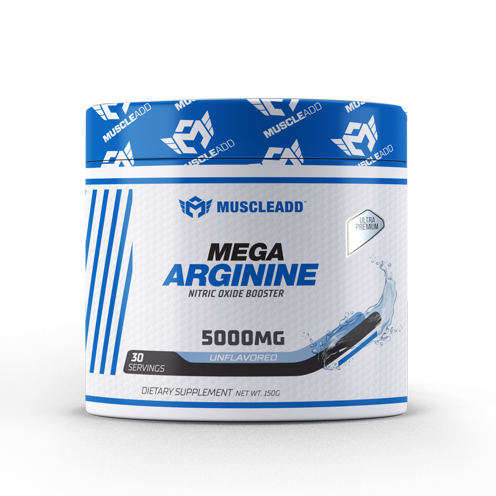 [6223007820097] Muscle Add Mega Arginine-5000Mg-30Serv.-150G
