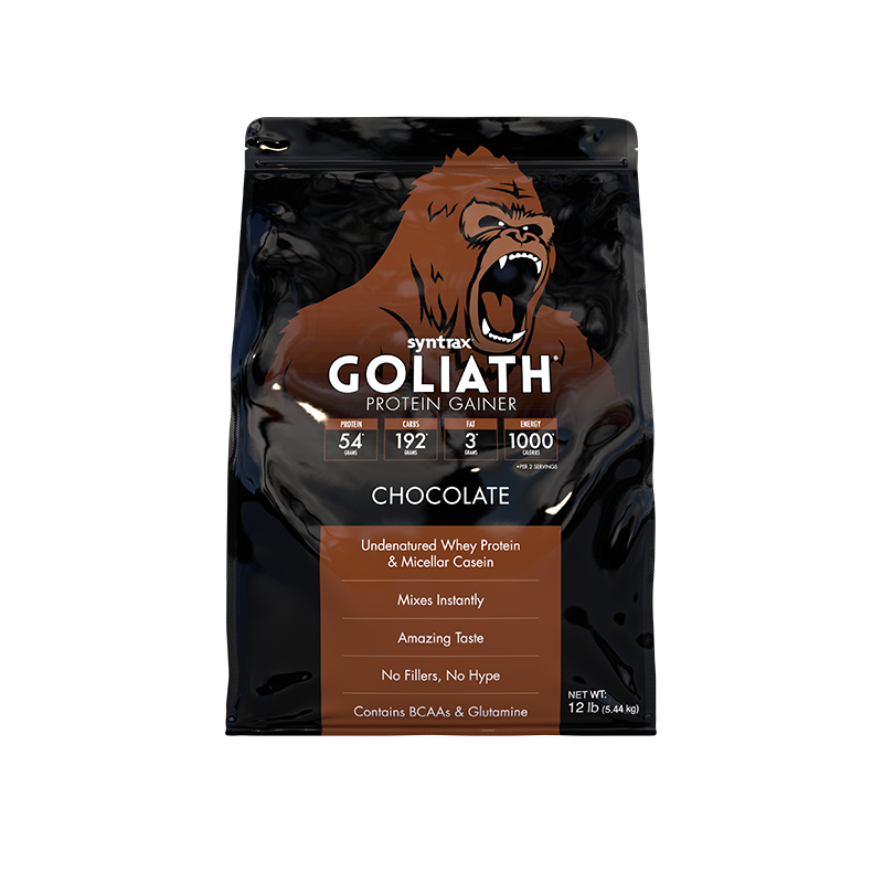 [893912125387] Syntrax Goliath Protein Gainer-41Serv.-5.44KG-Chocolate