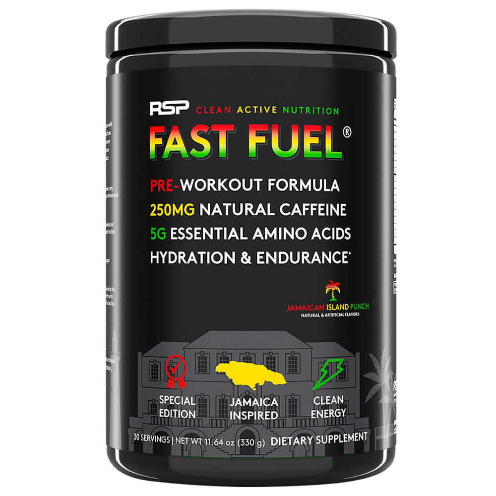 [858491007790] Rsp Clean Active Nutrition Fast Fuel Pre-Workout Formula-30Serv.-330G-Jamaican Island Punch