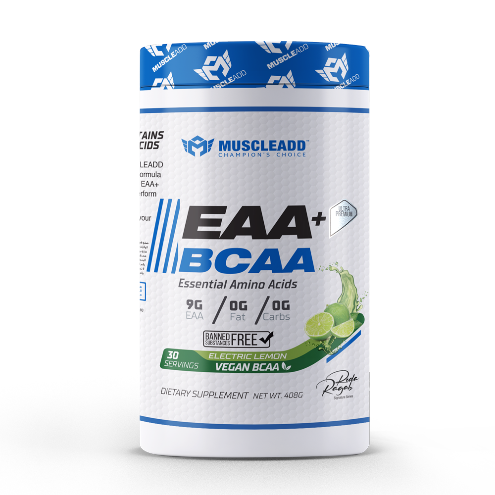 [6223007821063] Muscle Add Eaa+Bcaa Essential Amino Acids-30Serv.-390G.-Electric Lemon