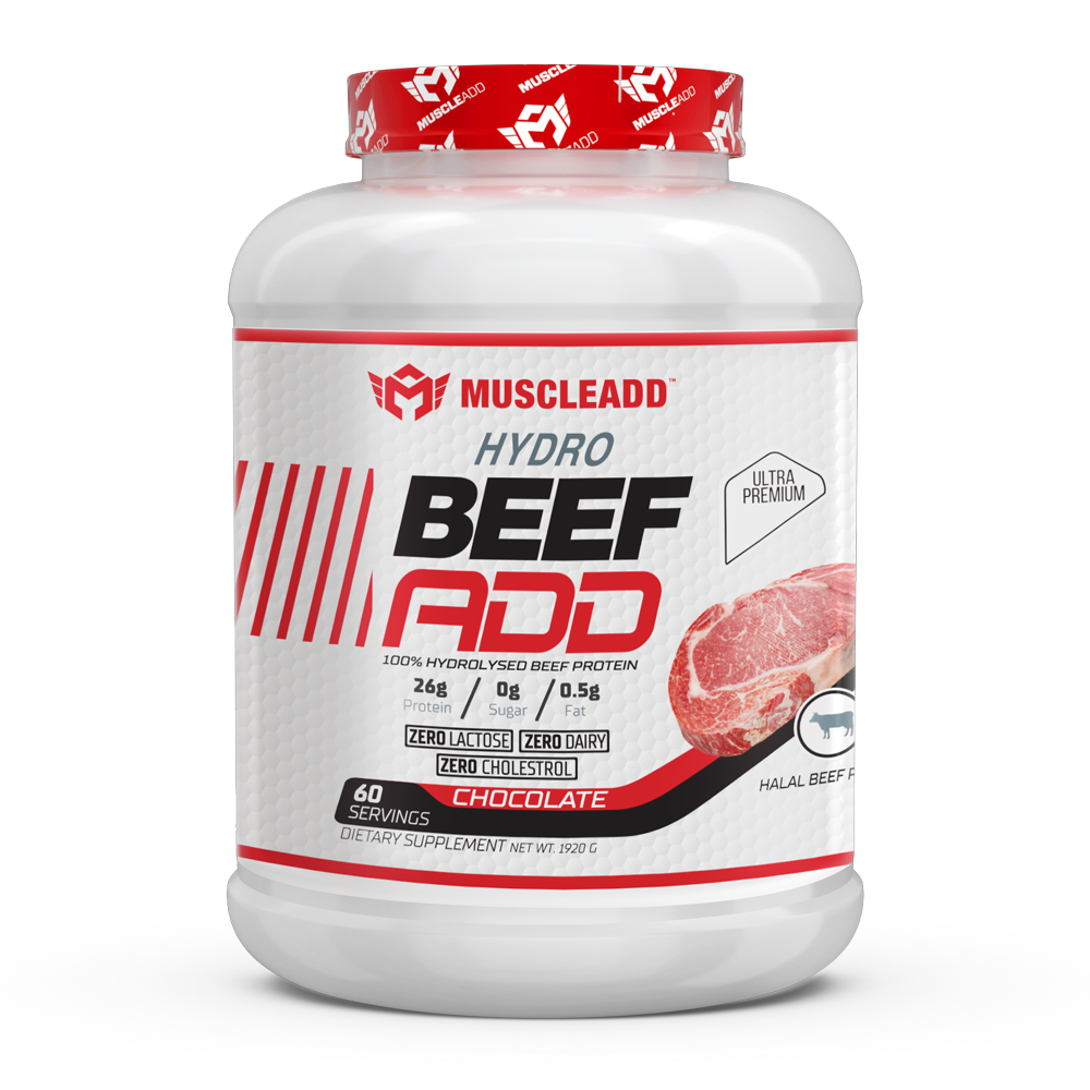 [6223007824477] Muscle Add Hydro Beef Add 100% Hydrolyzed Beef Protein-60Serv.-1960G.-Chocolate