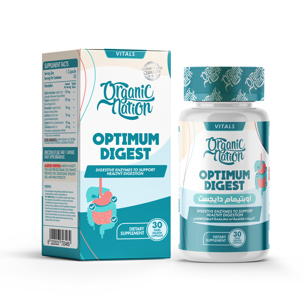 [6222023703469] Organic Nation Optimum Digest 30Serv.-30 Capsules