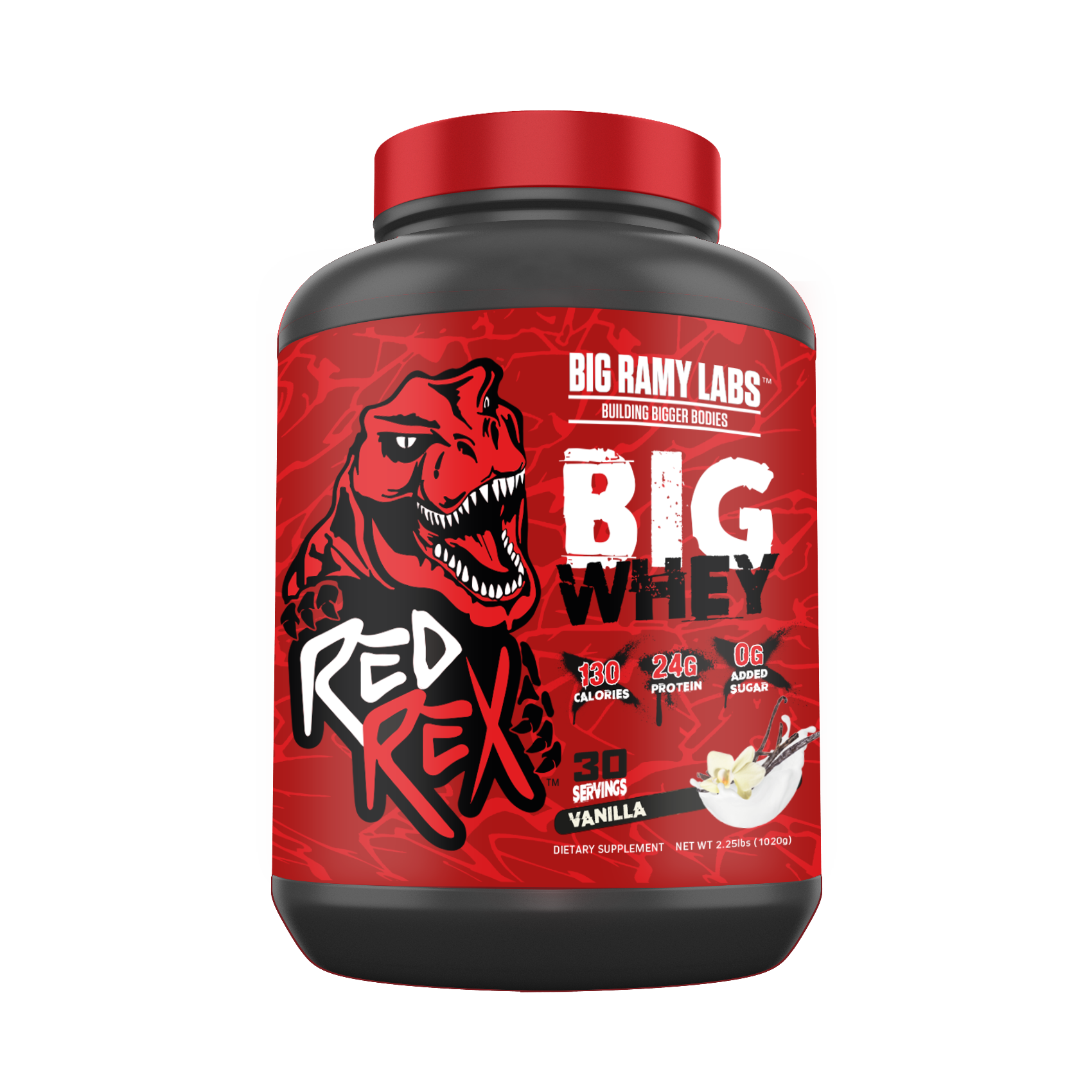 [6223007824224] Big Ramy Labs Building Bigger Bodies Big Whey-30Serv-1020G-Vanilla