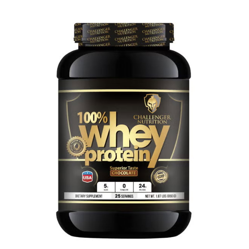 [6223007825030] Challenger Nutrition 100% Whey protein-25Serv-850G-Chocolate