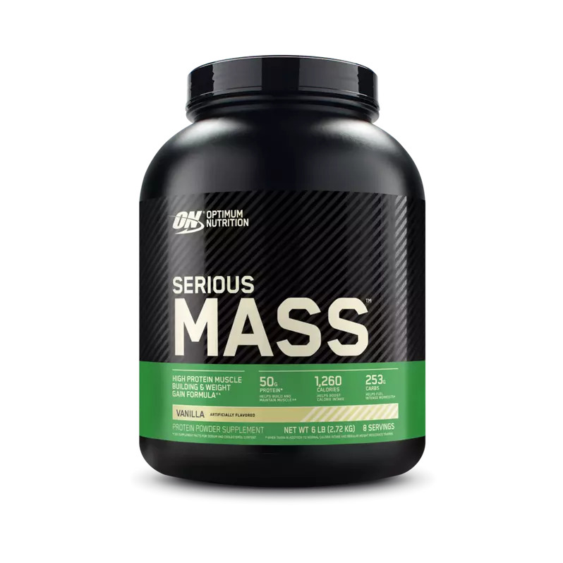 [748927023008] Optimum Nutrition Serious Mass.-2.73KG-Vanilla Shake