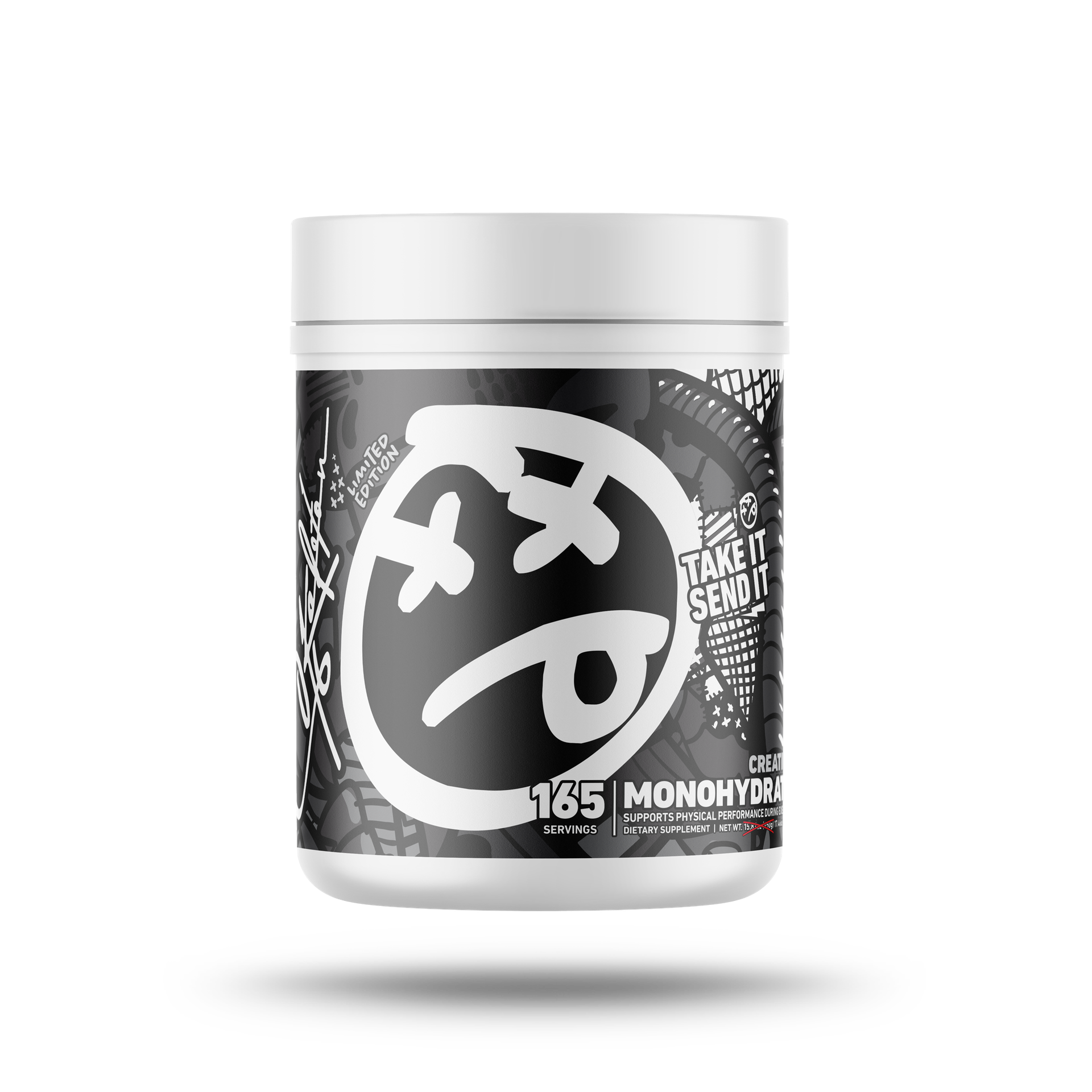 [6224009731343] Skeleton Nutrition Creatine Monohydrate 165Serv.-495G.-Unflavored