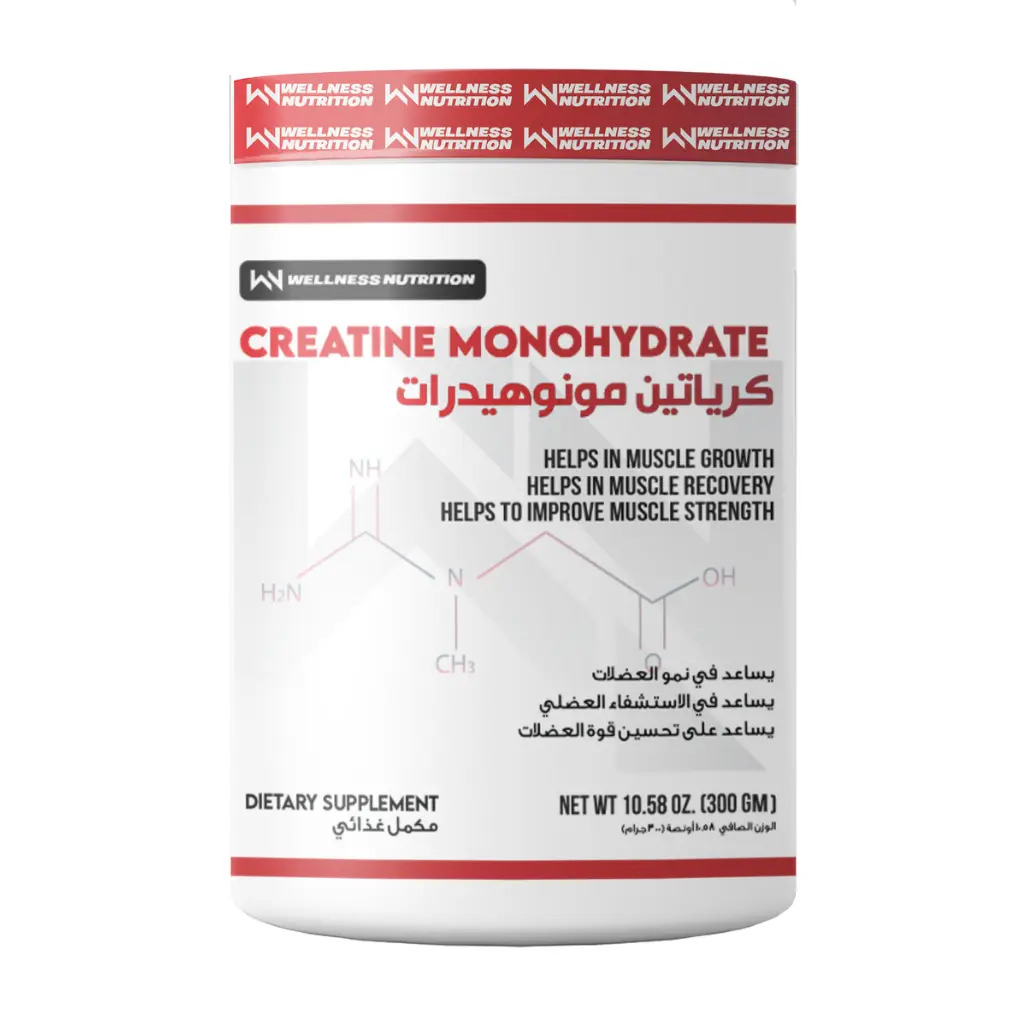 [6224002171016] Wellness Nurition Creatine Monohydrate-60Serv-300G