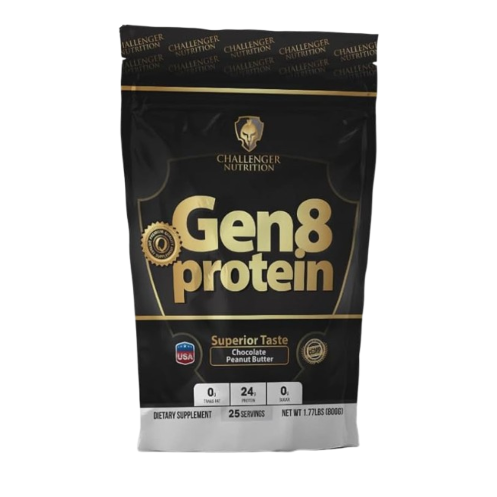 [6223007827287] Challenger Nutrition GEN 8 Protein-25Serv.-800G-Chocolate Peanut Butter