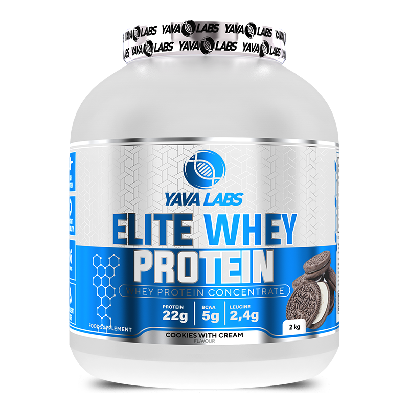 [5904365090575] Yava Labs Pure Elite Whey Protein Concentrate-66Serv-2KG-Cookies &amp; Cream