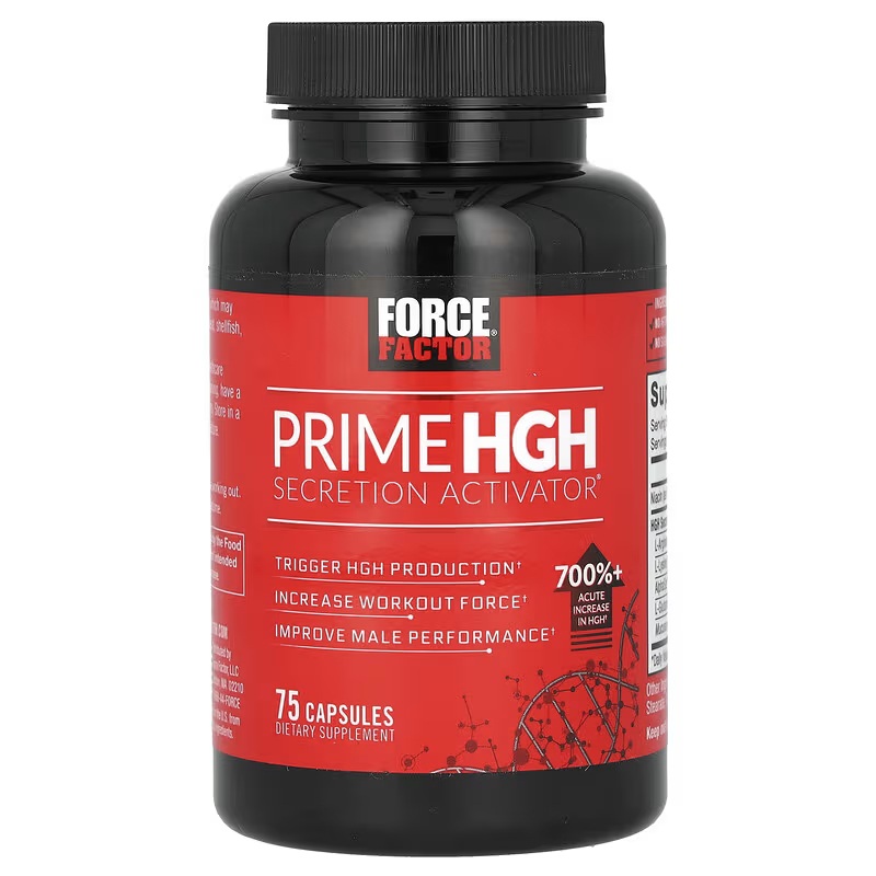 [818594014538] Force Factor Prime HGH Secretion Activator-15Serv.-75 Capsules