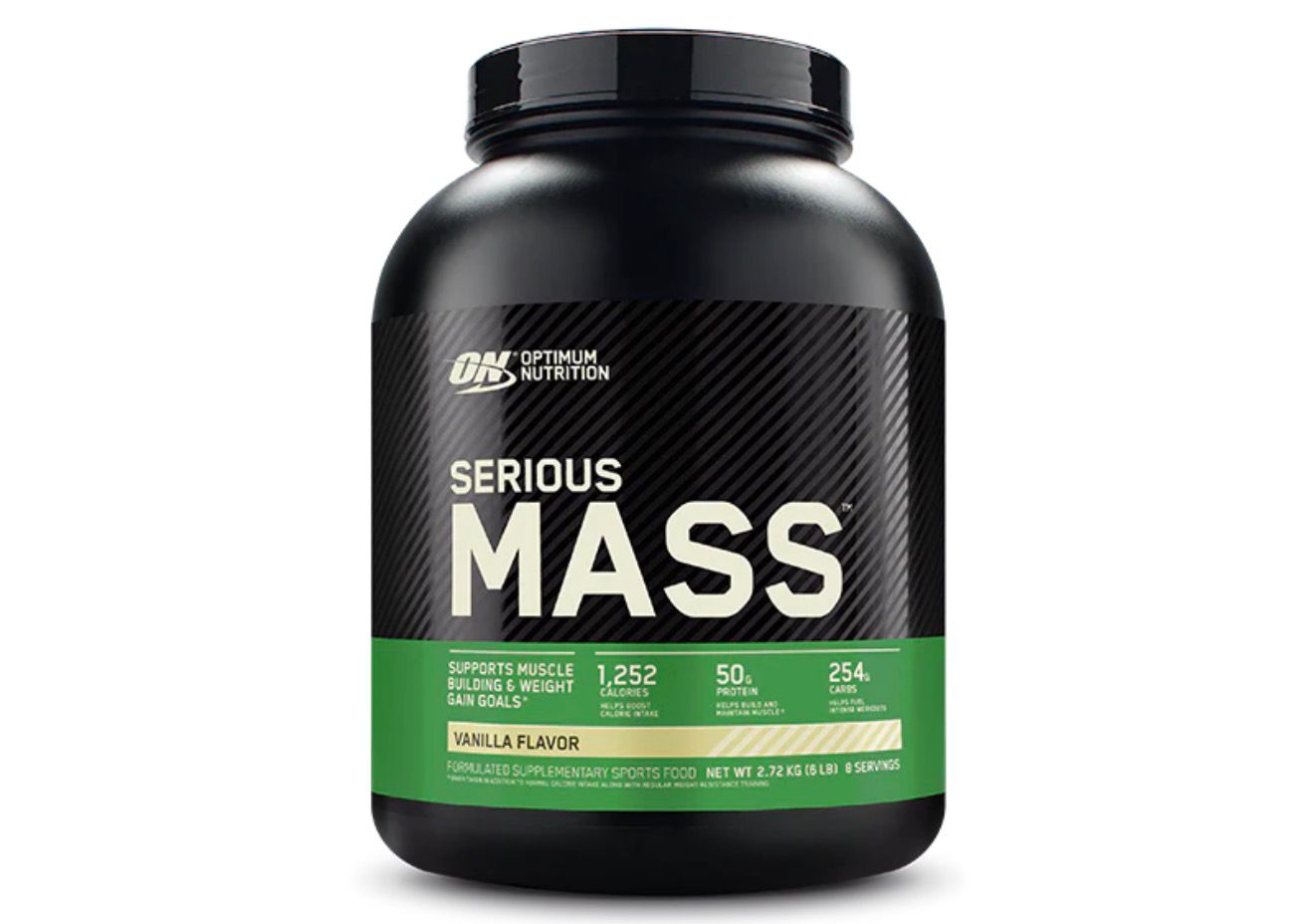 [748927064155] Optimum Nutrition Serious Mass-8Serv.-2.72KG-Vanilla