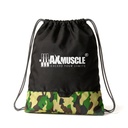 [6222023705166] Max Muscle Drawstring Backpack Waterproof - Black Camouflage