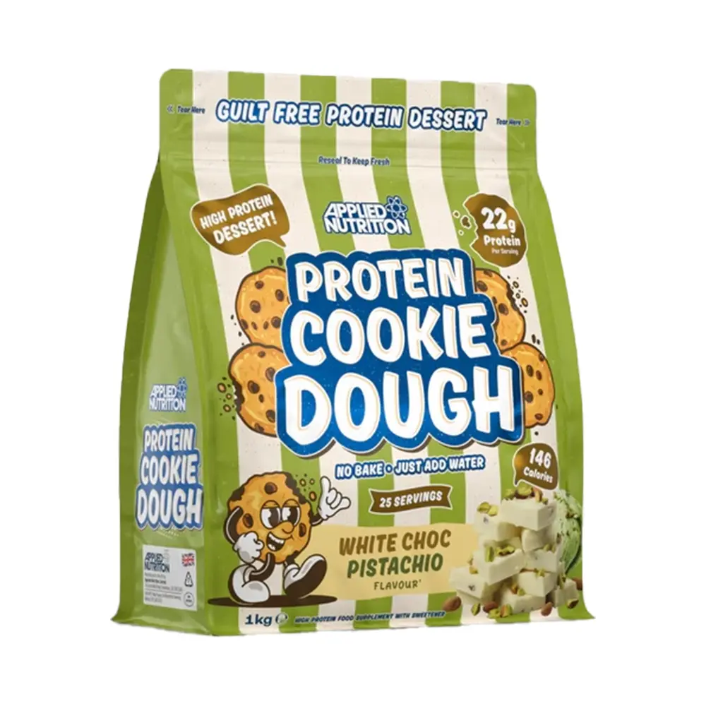 [5056555208151] Applied Nutrition Protein Cookie Dough 25Serv.-1KG.-White Choc Pistachio