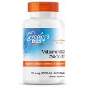 [753950002500] Doctor's Best Vitamin D3 5000 IU-360Serv.-360 Softgels