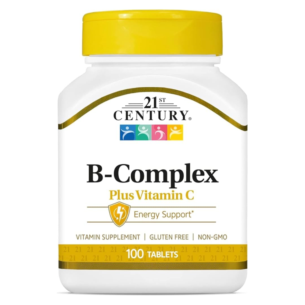 [740985226681] 21st Century Healthcare B Complex Plus Vitamin C.-100 Tablets