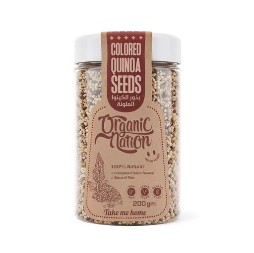 [6222023700413] Organic Nation Colored Quinoa Seeds-200G