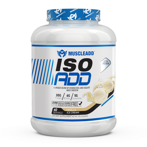 [6224009363544] Muscle Add Iso Add-60Serv.-2160G.-Vanilla Ice Cream