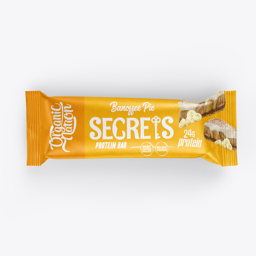 [6222023701243] Organic Nation Secrets Protein Bar-1Serv.-70G-Banoffee Pie