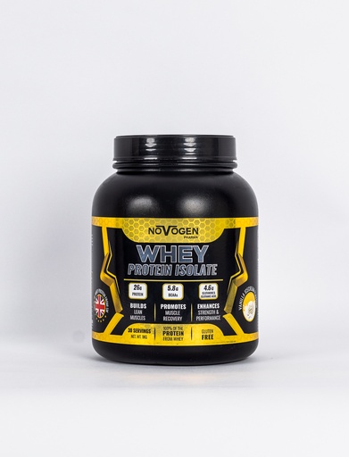 [6224009328192] Novogen Pharma Whey Isolate-30Serv.-1Kg-Vanilla Ice Cream