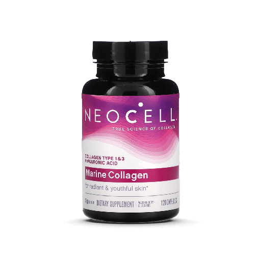 [016185129009] Neocell Collagen Type 1&amp;3 Hyaluronic Acid Marine Collagen 30Serv.-120Capsules